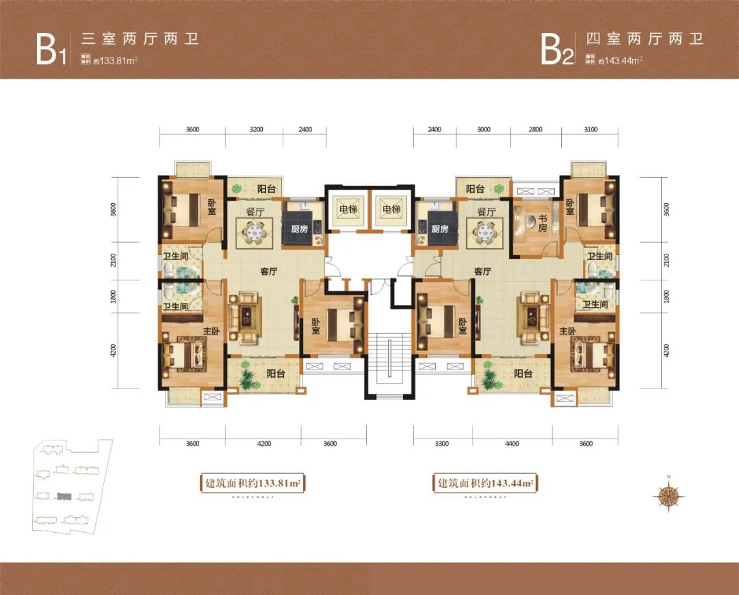 B1户型图